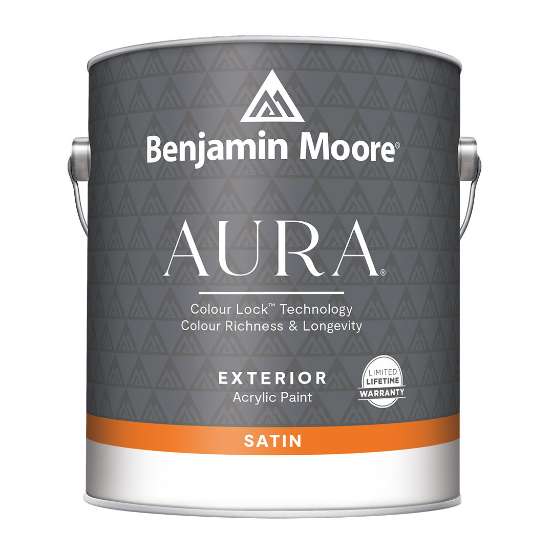 Aura Waterborne Exterior Paint - Satin Finish F631