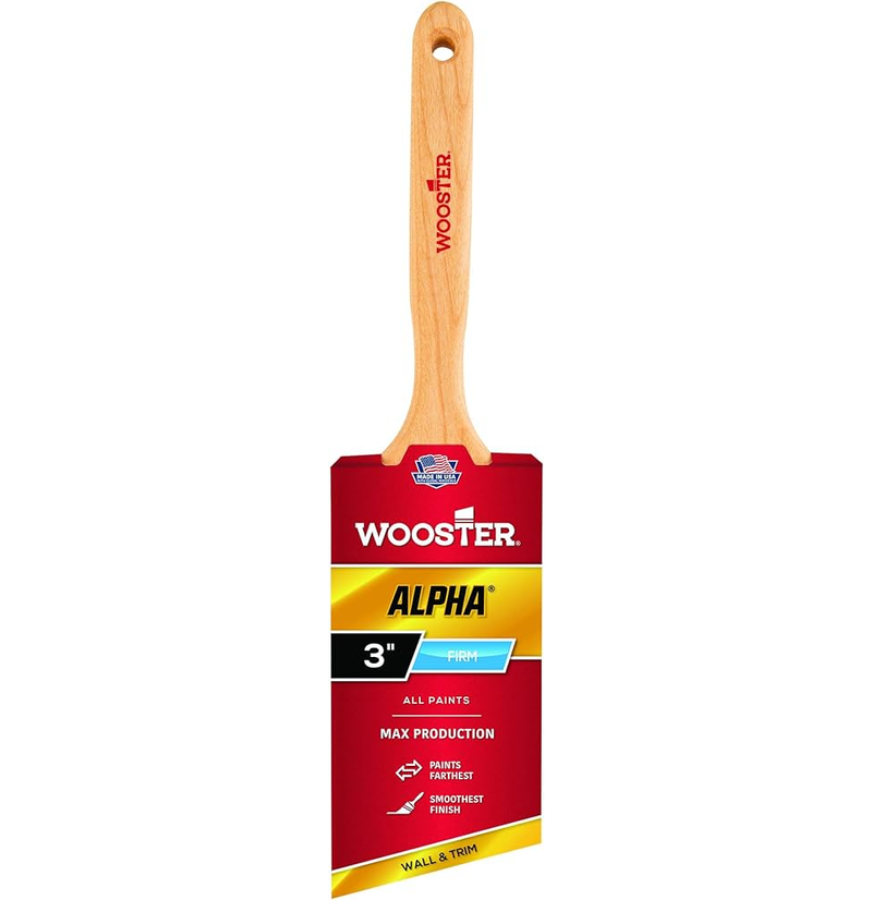 Wooster Alpha Firm  Angled Wall and Trim Brush
