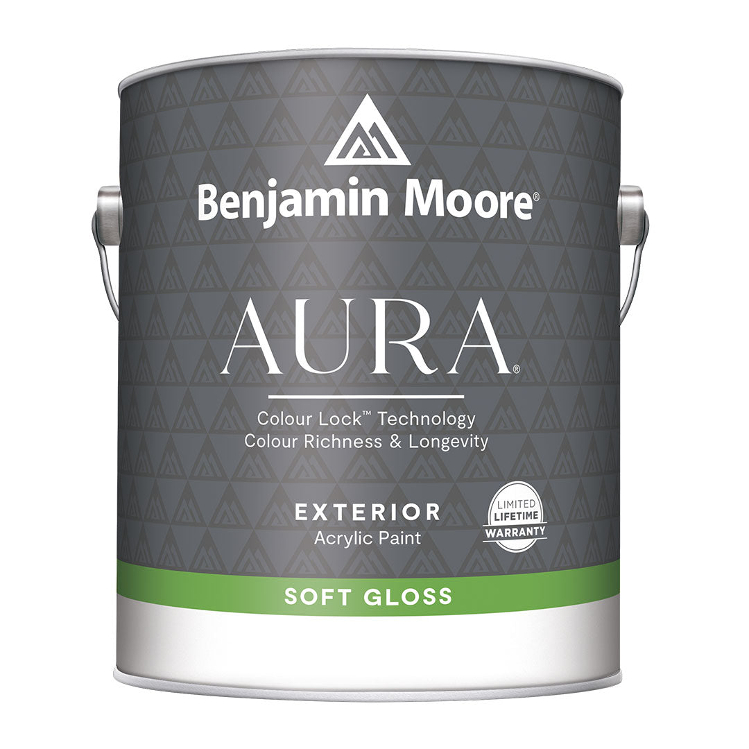 Aura Waterborne Exterior Paint - Soft Gloss Finish F632