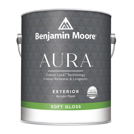 Aura Waterborne Exterior Paint - Soft Gloss Finish F632