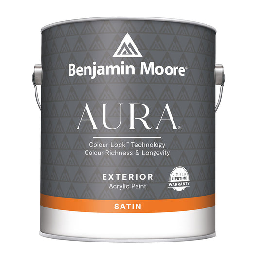 Aura Waterborne Exterior Paint - Satin Finish F631