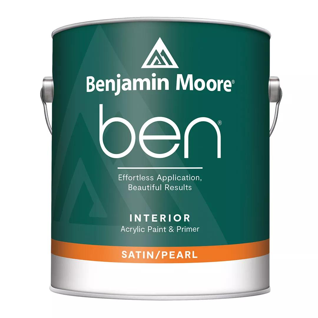 Ben Waterborne Interior Paint- Satin/Pearl F628