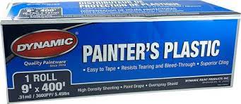DYNAMIC PAINTERS PLASTIC ROLL 9'x400'