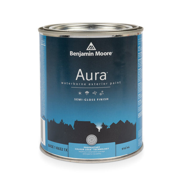 Aura Waterborne Exterior Paint - Semi-Gloss Finish 632