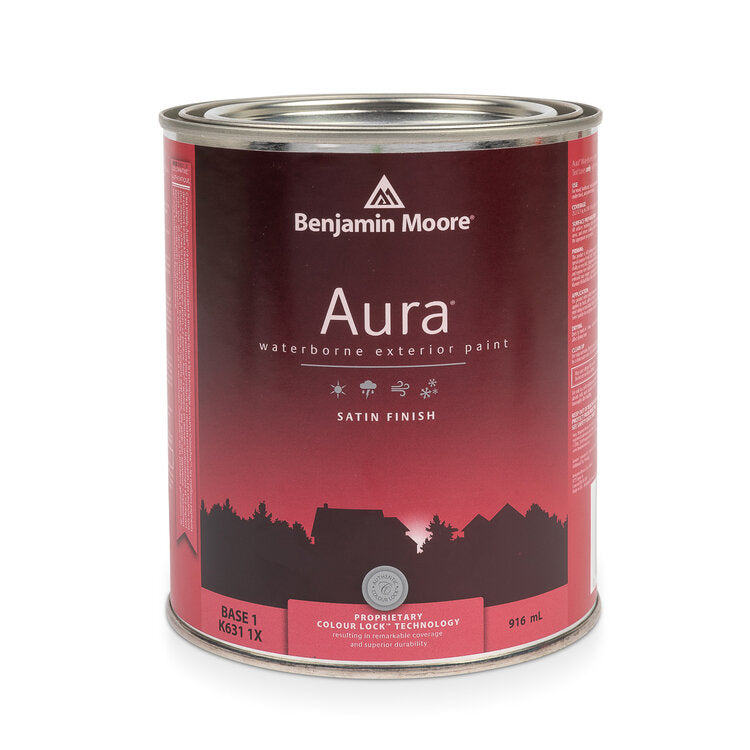 Aura Waterborne Exterior Paint - Satin Finish 631