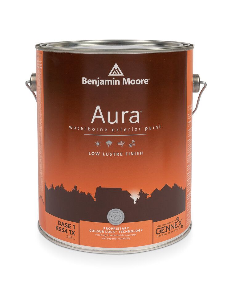 Aura Waterborne Exterior Paint - Low Lustre Finish 634