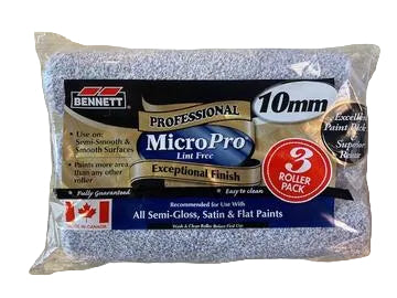 Bennett Micro Pro Roller 9 1/2 inch 3 Pack