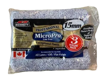 Bennett Micro Pro Roller 9 1/2 inch 3 Pack