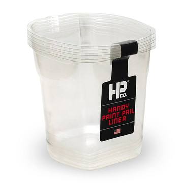 HANDy Paint Pail Clear 1 qt. Plastic Liner 6PK